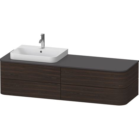 Duravit Happy D.2 Plus Konsolenwaschtischunterbau wandhängend, (1/3)