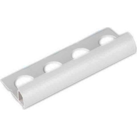 Profilo jolly proteggi angolo in pvc bianco 2,6 metri : Modello - 12MM