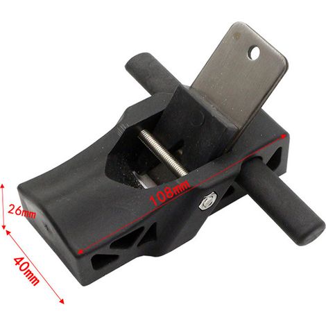 Rabot de menuiserie miniature exclusif Asie du Sud-Est, outil DIY à main, rabot plat noir pour ponçage, façonnage et ajustage, avec poignée, petit rabot de finition (1/5)