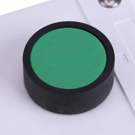 Bouton poussoir, bouton de commande de déverrouillage de porte, interrupteur à bouton-poussoir vert résistant aux intempéries, boîtier de commande à un bouton, for ouvre-porte (1/5)