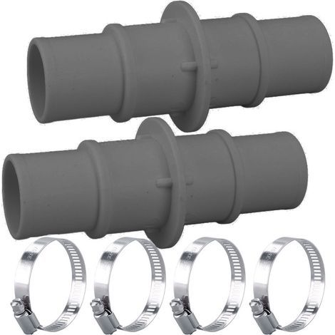 Adaptateur universel pour tuyau – Diamètres 1 1 4 et 1 1 2 pouce – Raccord plastique-Raccords pour tuyau sous vide gris (lot de 8) + 16 colliers métalliques - Caractéristiques (1/5)