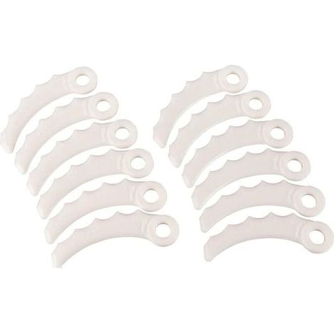 Ersatzmesser aus Kunststoff für Rasenmäher – Packung mit 12, 24 oder 60 Stück – Modell 198426-9