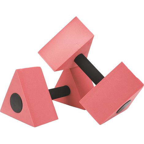 Paire d'haltères flottants triangulaires pour l'eau, aides à l'apprentissage de la natation pour enfants, beige. (1/5)