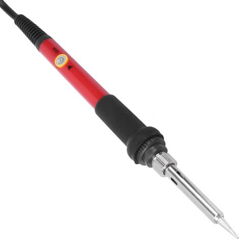 Kit de 15 fers à souder électriques rouges à température réglable pour le soudage du bois, 60 W, prise européenne 220 V (1/5)