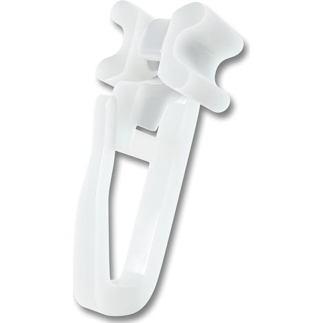 Lieferung von X-förmigen Antirutschrollen für gebogene Gardinenschienen in den Außenhandel, 50 Stück pro Packung, universell für mehrere Schienen, geräuscharm und robust. (1/5)