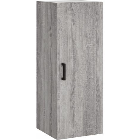 Maison Exclusive - Armario de pared gris Sonoma 34,5x34x90 cm (1/5)