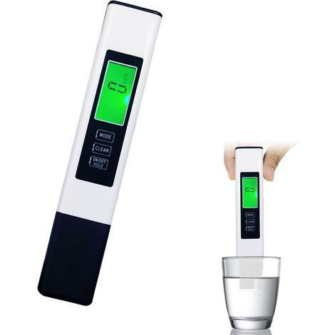 Tester digitale TDS per acqua 4 in 1 - Preciso e affidabile, TDS, EC e temperatura (°C, °F) - 0-9990 ppm - Test professionale per acqua potabile (1/5)