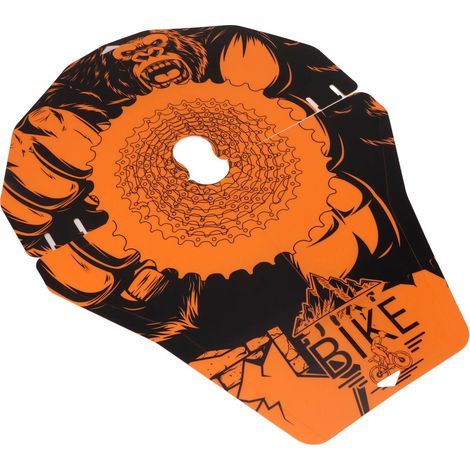Lot de 2 housses de protection pour vélo en polypropylène (PP) contre les taches d'huile et l'usure, type Gorilla, pour freins à disque de VTT. (1/5)