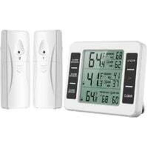 Kabelloses Kühlschrankthermometer, XU, Temperatursensor mit Alarm, für Gefrierschränke - KZQ