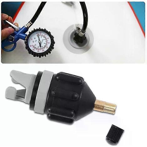 Adaptateur pour pompe à air de planche de surf, paddle gonflable, bateau pneumatique, kayak, valve de compresseur de pneu, convertisseur, embout de surf - JXLGV (1/4)