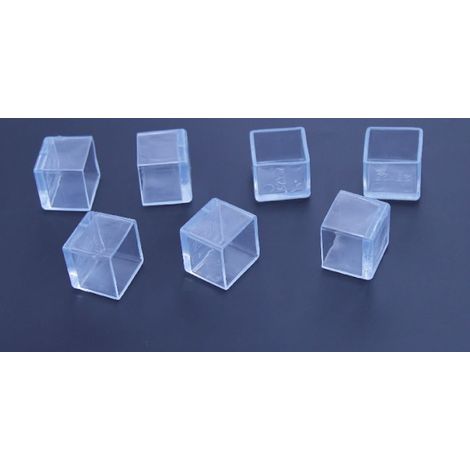 25 25mm chaise carrée couvre-pieds table repose-pieds tabouret couvre-pieds tabouret housse de protection meubles repose-pieds épaissi antidérapant résistant à l'usure couleur transparente 16 (1/3)