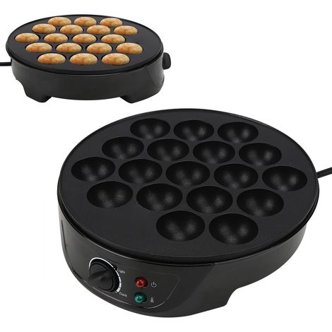 Machine à takoyaki domestique, mini-plaque de cuisson électrique pour boulettes de poulpe, appareil à petit-déjeuner, prise 220-240 V. (1/5)