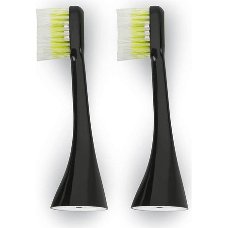 Brossettes ToothWave, Noir, Extra douces/Petites, 2 pièces (1/5)