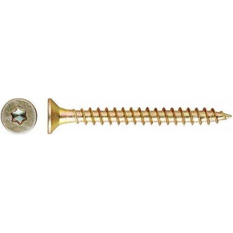 Holzschrauben – Senkkopf – Torx-Antrieb – Bichromatiert 4,5 x 50 – Schachtel mit 250 Stück (1/5)