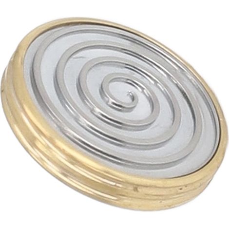 Jouet de bureau rotatif pour les doigts, en métal, pour soulager le stress et la relaxation, adapté à tous les âges, en cuivre et acier inoxydable. (1/5)