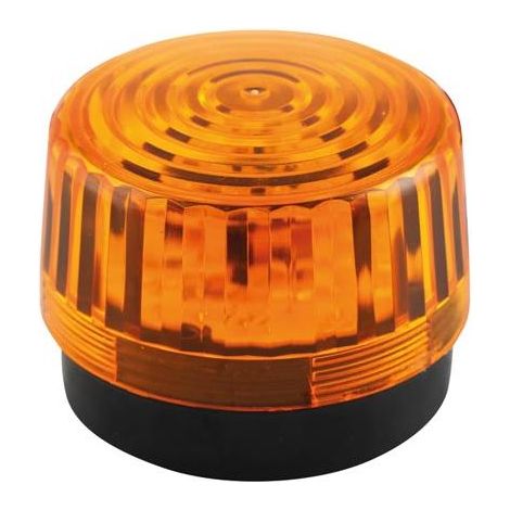 Velleman Lampeggiante a LED ambra, uso interno, 12 VDC, 15 LED bianchi, IP20, ABS/acrilico (1/2)