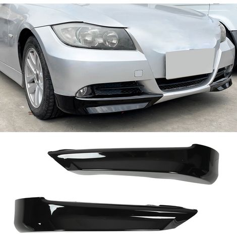 Frontstoßstange, Diffusor und Spoiler in Hochglanzschwarz (Paar pro Seite) für BMW 3er E90 E91 Vor-Facelift 2005-2008 (übergroße Abmessungen) (1/5)