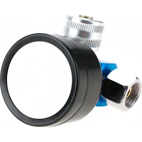 Pistolet à peinture 1/4" - Régulateur de pression d'air - Manomètre - Accessoire pour outil pneumatique (1/5)