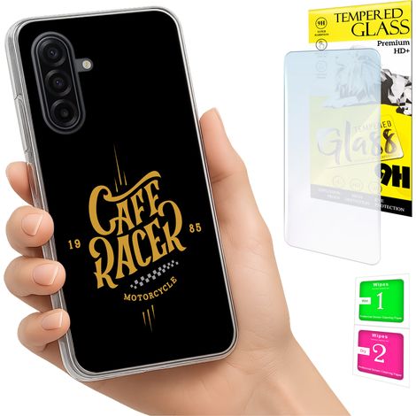 Custodia per Samsung Galaxy A17 5G, cover fotografica, cover posteriore + vetro 9H (1/5)