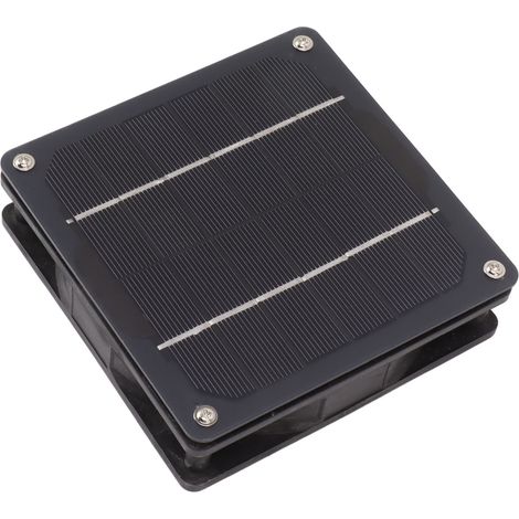 Ventilateur solaire monocristallin 5 W à économie d'énergie pour poulailler, abri pour animaux, 12 V CC (1/5)