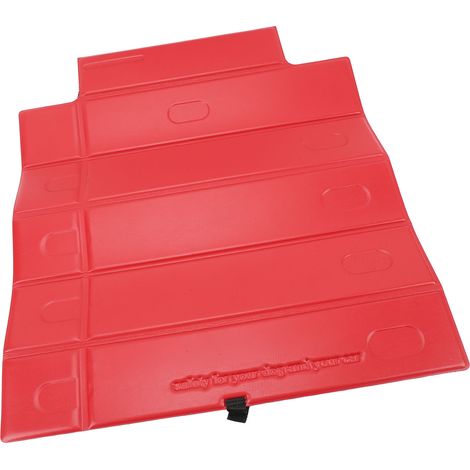 Tapis de rampe pliable en plastique antidérapant et portable pour chiens de taille moyenne à grande, idéal pour monter et descendre de voiture. (1/5)