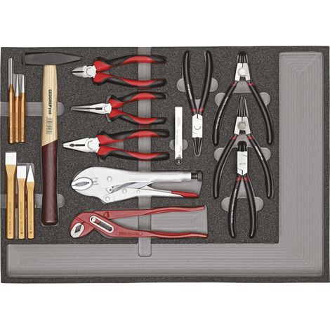 GEDORE red R22350001 Werkzeugsatz Zangen + Schlagwerkzeuge CT-Modul 29-teilig (1/5)