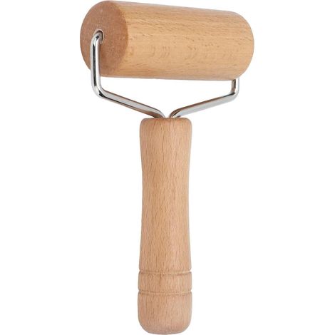Rouleau à Pâtisserie En Bois Avec Manche, Rouleau à Pizza Petit, Rouleau à Pâtisserie Antiadhésif Rouleau De Pâte Ustensile De Cuisine Pour Pâtisserie, Pizza, Cookie Et Plus (1/5)