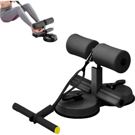 Appareil auxiliaire d'entraînement des abdominaux, équipement d'exercice portable réglable pour abdominaux, double ventouse, entraînement des muscles abdominaux, entraînement complet du corps (1/4)