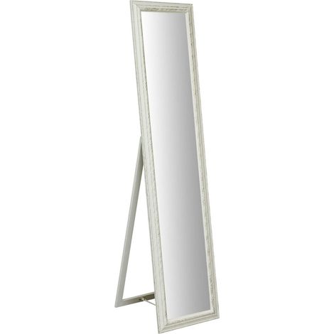 Miroir de Sol Chambre 42x5x172 cm Miroir de Sol avec Cadre en Bois Miroir Long du Sol (1/5)