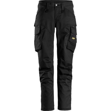 Snickers Workwear AllroundWork Damen Stretch Arbeitshose ohne Kniepolster 6703 Gr. 38 schwarz
