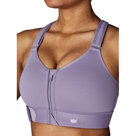 SOUTIEN-GORGE DE SPORT VIOLET SHEFIT MAINTIEN MOYEN RÉGLABLE 4XL (1/5)