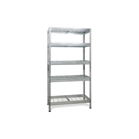 SCAFFALE S/T 5B ZINCATO - 180X90X45