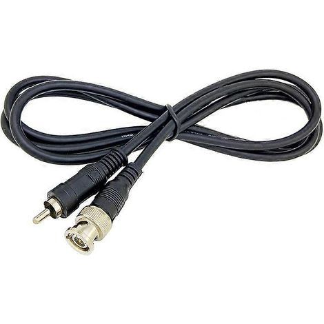 1 câble BNC vers AV de 1,5 m avec adaptateur BNC vers RCA mâle pour enregistreur vidéo et ligne TV Q9 (1/5)