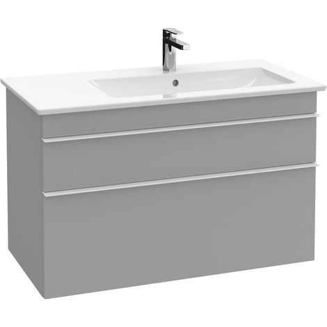 Mobile lavabo, 953 x 590 x 502 mm, modello sospeso, legno Olmo Impresso