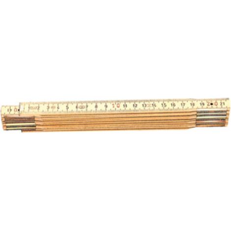 PL DOPPIO METRO IN LEGNO 10 ASTE 16 MM BIANCO Q.TA 6