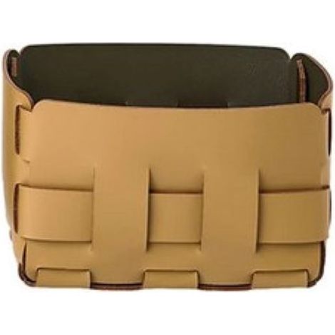 COLOMBO DESIGN Cestino Minibottega Olive/Mustard, 12X19 H13  serie ADJ codice prod: BADJ1012-5540