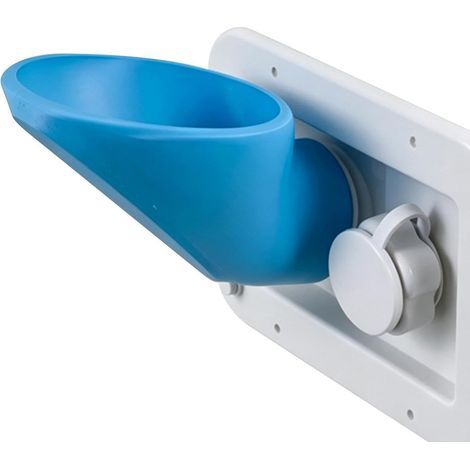 Entonnoir à Eau Douce pour Camping-Car, Adaptateur de Drain à Large Ouverture, Remplissage Anti-Débordement Jerrican, Pour Caravane Camping Trappe Extérieure Véhicule Loisirs Fourgon Aménagé Remorque (1/5)