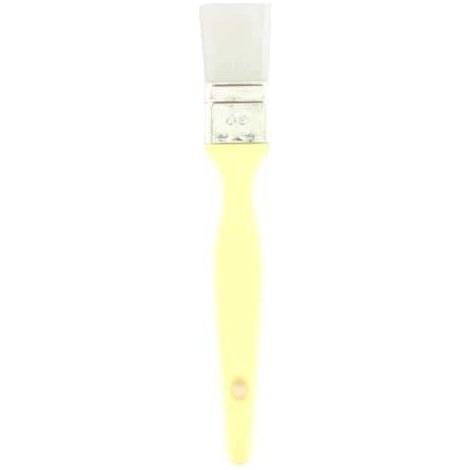 pincel plano de nylon de 30 mm mango de madera