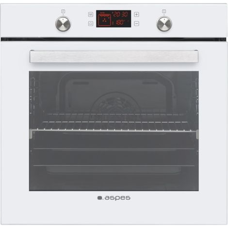 Horno Multifunción Ninguno ASPES AHE1300B 59,5cm Cristal Blanco 7 (1/4)