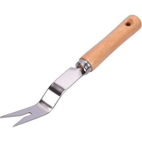 Manual weeding: Deep V-shaped weeding tool for root extractor, bend-proof stainless steel, super easy weed removal and deeper digging-ARCAN (1/5)