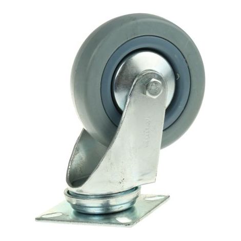 Roulette industrielle Pivotante Guitel Hervieu, Acier galvanisé, Ø 100mm, 70kg ( Prix pour 1 )