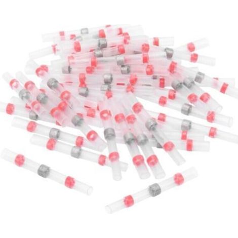 Ensemble de connecteurs de fils à souder thermorétractables étanches SST-S21, 50 pièces (1/4)