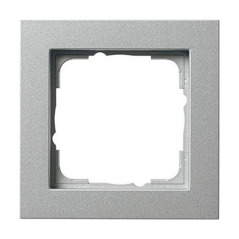 Marco de interruptor Gira e2 aluminio resistente sin tornillos