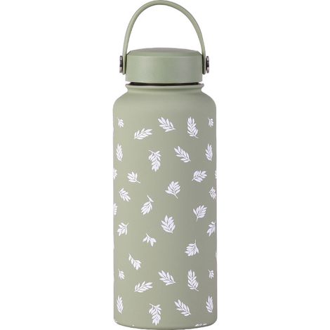 Gourde Isotherme 2025 Nouveau Modèle Sport 1L Grande Capacité à Ouverture Large Pliable Extérieur Femme (1/5)