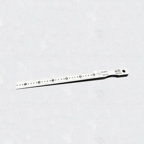 Spessimetro a cuneo Spessimetro a cuneo Spessimetro Gap Gauge Taper Gauge Gap Spessimetro Cuneo Gauge Gap Strumento di misurazione per planarità/Piombità/Gap Misurazione (0,4-6 mm)