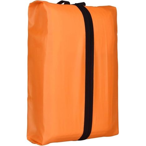 Sac à chaussures résistant à l'eau pour les voyages et les aventures en plein air, idéal pour organiser les chaussures et les nécessités (orange)
