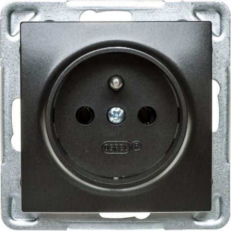 Impresja Einzelsteckdose mit/ohne Anthrazit GP-1YZ/m/50
