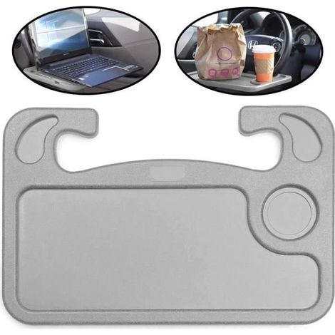 Bureau De Volant De Voiture, Ordinateur Portable, Tablette, Table De Voyage Automatique pour Ordinateur Portable (1/4)