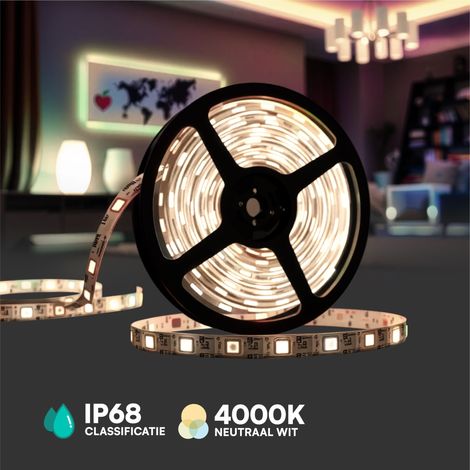 Bande Lumineuse LED - Modules 5050 - IP68 Waterproof - 0.24W- 20 Lumens - 4000K (1/5)