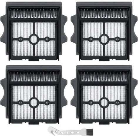 Pair Lot de 4 filtres HEPA pour Tineco FLOOR ONE stretch S6/SWITCH S6/SWITCH S6 Stretch/SWITCH S7 Stretch/S7 Stretch Steam/S7 Stretch Ultra/S9 Artist/S5 Combo/i6 Stretch/i5 Stretch/S7 Artist Aspirateu